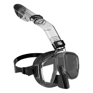 浮潜面罩三宝自由潜水面镜防呛呼吸管游泳镜护鼻一体可呼吸器装备