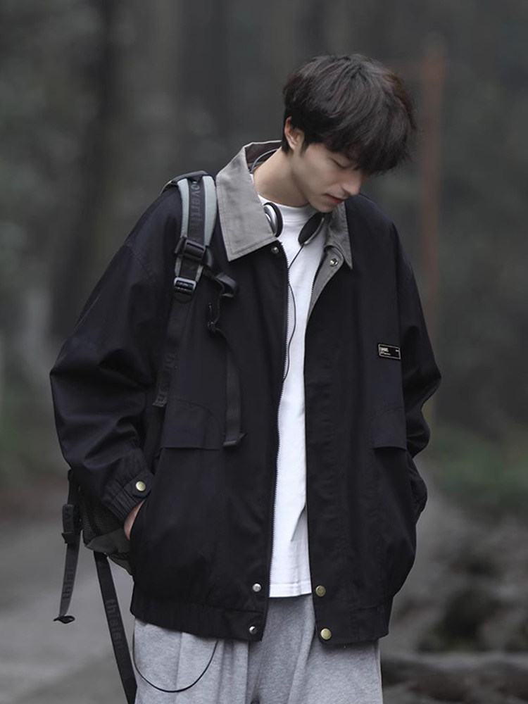 японская охотничья летная куртка cityboy, мужская куртка оверсайз американского бренда tide, бейсбольная форма весна-осень Изображение 1