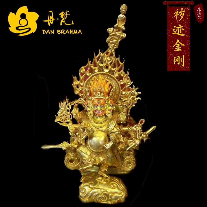 秽迹金刚雕像尼泊尔全鎏金释迦族纯手工崭刻精品一尺铜雕铜佛40cm