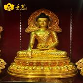 尼泊尔释迦族释迦牟尼雕像雕像佛祖纯手工铜雕精品高西藏古代铜雕