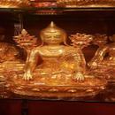 尼泊尔精品鎏金33厘米雕像龙钦巴尊者释迦族大师其他特色工艺品
