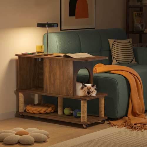 猫窝茶几人宠家具边几