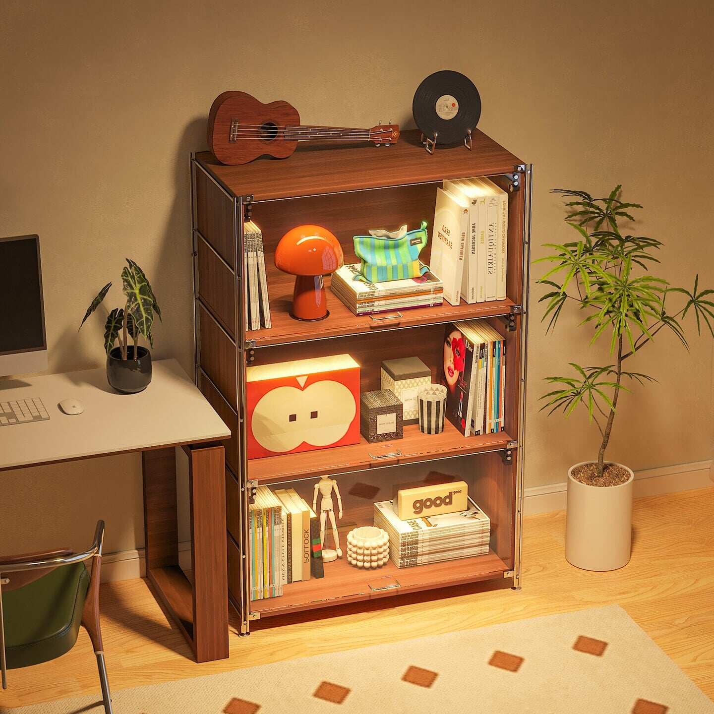 手办展示柜乐高陈列柜子展示架玻璃化妆品产品置物架亚克力收纳架,商业/办公家具,置物架/陈列架/储物架/展示架,淘宝优惠券,粉丝福利购,淘宝优惠卷