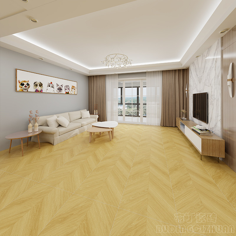 全瓷天鹅绒鱼骨木纹瓷砖750x1500客厅卧室防滑地板砖法式柔光地砖,家装主材,木纹砖,淘宝优惠券,粉丝福利购,淘宝优惠卷