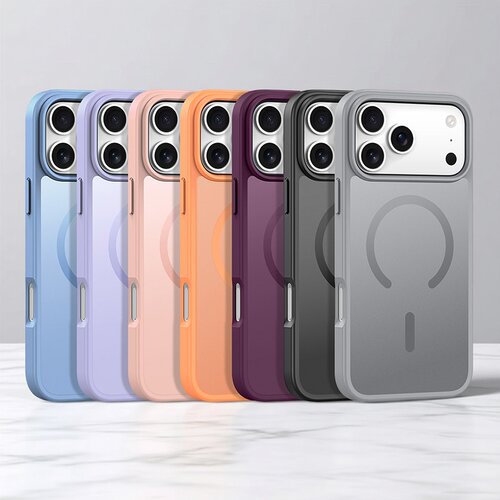 DUX DUCIS适用iPhone18pro肤感手机壳防摔苹果17pm磨砂保护套简约18promax磁吸软边17pro半透磨砂18pro保护壳