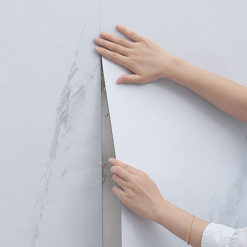 速发一件自粘大理石墙贴木纹墙纸瓷砖遮饰防丑防潮背景墙装水壁纸