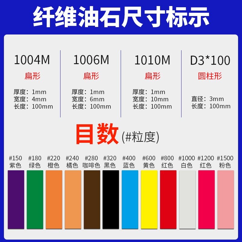 速发YFS纤维油石 D.0mm 摔不断纤维油石条高含量模具研磨抛光低切
