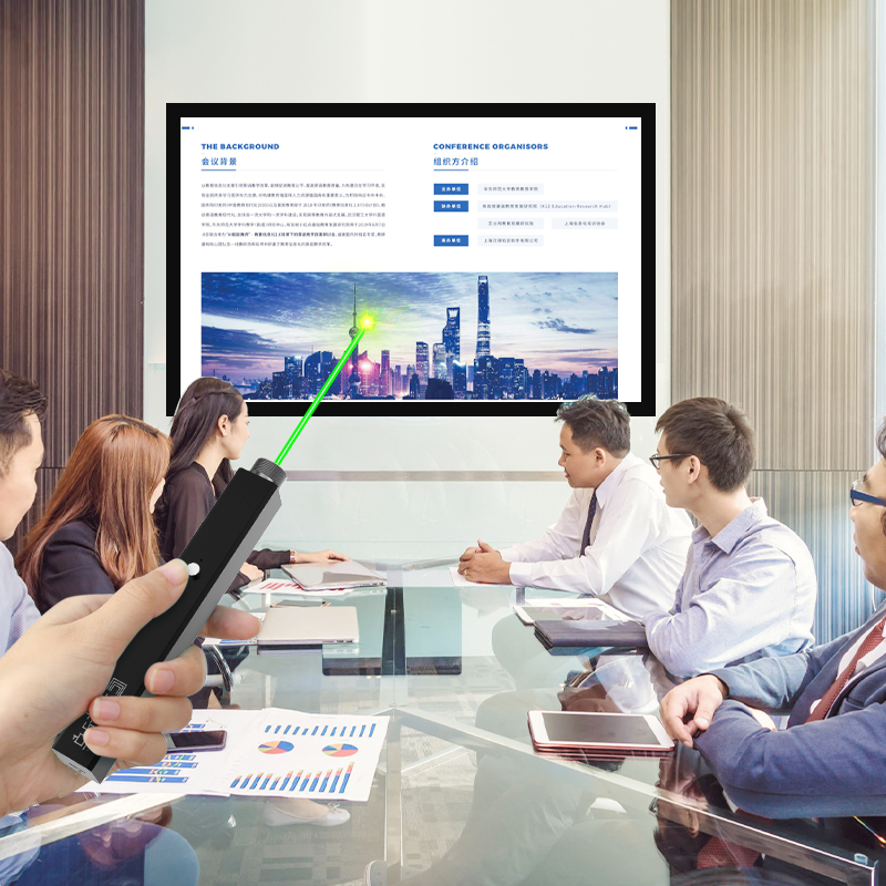 速发蓝色笔充电售楼笔沙盘讲解射业顾问教鞭教学演示职5蓝