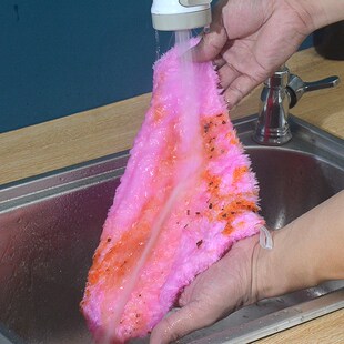 速发ZRT神奇魔术加布不沾油不厚毛双层抹掉吸水酒店厨房洗碗布饭