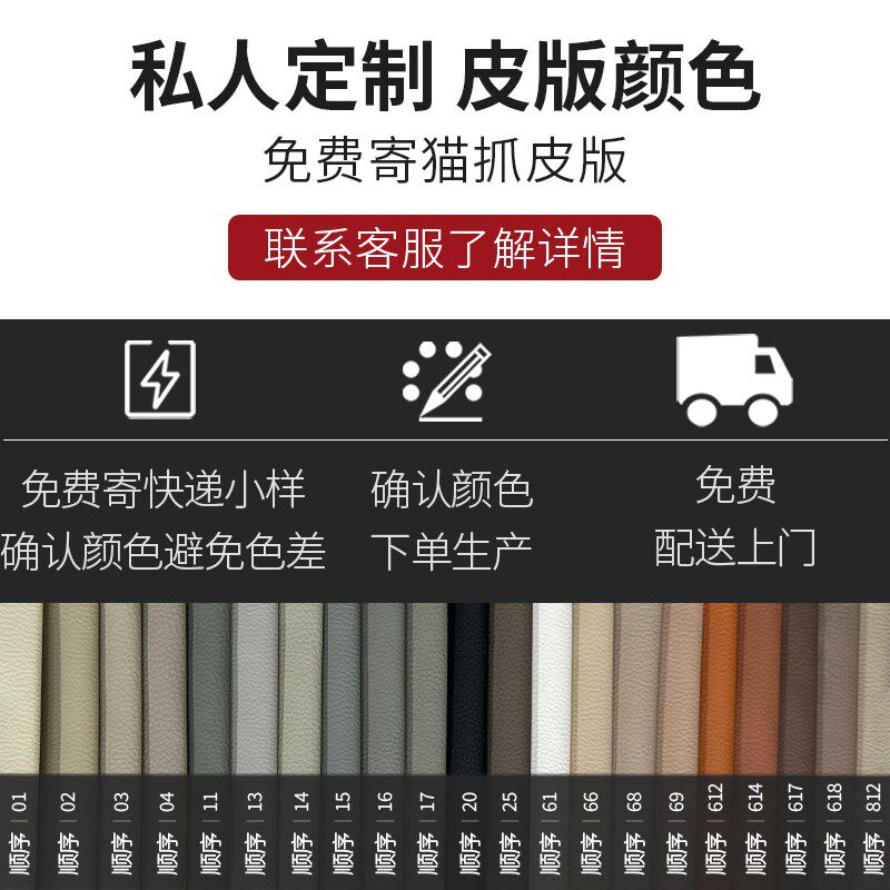 速发复古实木猫抓布沙发床可折叠多功能两用双人小户型客厅茶盘扶