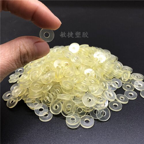 速发聚氨酯垫片聚氨酯板加工PU密封圈氨垫实心筋弹力胶板聚牛酯板