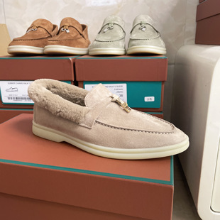 年底清货【S级】手工顶板渠道乐福鞋海狸毛LP女鞋