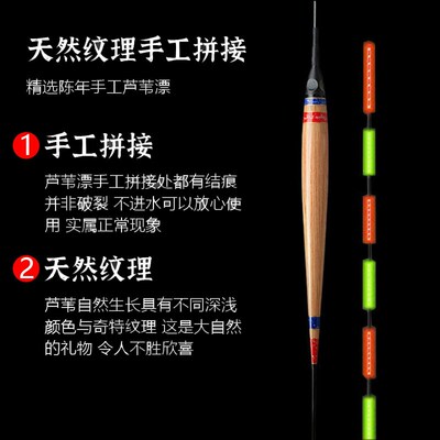 现货速发622芦苇变色夜光漂高灵敏漂黑坑鲤鱼漂底钓罗非电子漂