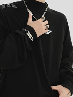 NOPASS 原创铝合金字母手链小众设计感手饰男女 国潮牌情侣美式