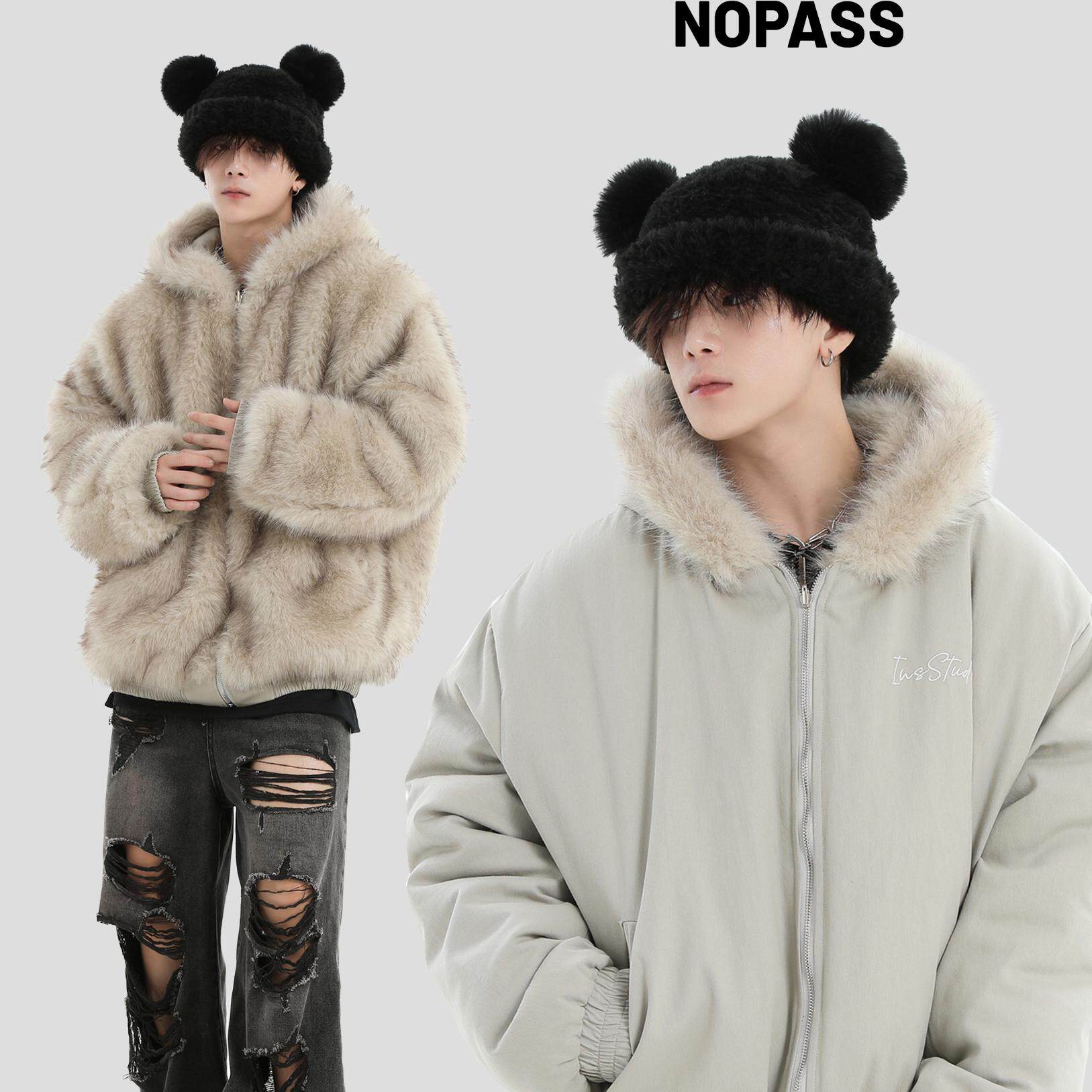 NOPASS座山雕加厚外套棉服