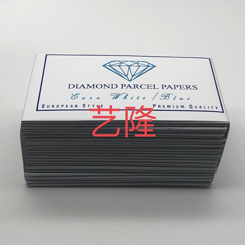 进口碎钻纸包 裸钻包装纸 蓝色钻石纸 包钻石纸 一包25张