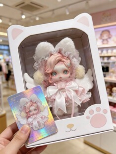 新款泡泡玛特sp小马宝莉联名柔柔搪胶娃衣碧奇公仔衣服毛绒挂件服