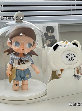 泡泡玛特zsiga嘎子姐向往之处1/8可动人偶旋转娃屋造景展示盒收纳
