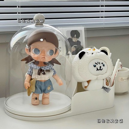 泡泡玛特zsiga嘎子姐向往之处1/8可动人偶旋转娃屋造景展示盒收纳