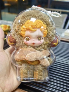 sp23不眠剧场偷偷栗子困困睡魔花生毛绒搪胶发霉蛋糕包挂遛娃外出