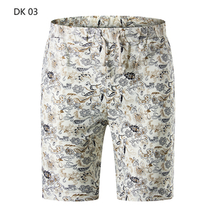 1508-DK03-P20新款沙滩裤印花青年修身大花夏短裤宽松大码五分裤图片