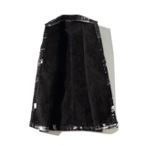 1508-F01厚款-P40翻领冬季男士风衣宽松长袖格子休闲大衣外套加绒，男装风衣，星座1508-1