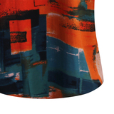 1508-CS03-P20外贸欧美跨境现货亚麻短袖衬衣夏威夷沙滩花衬衫潮，男装T恤，星座1508-1