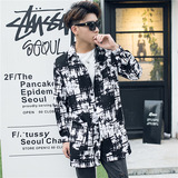 1508-F01厚款-P40冬款加绒加厚风衣S-XXL秋冬青少年中长款厚衣，男装风衣，星座1508-1