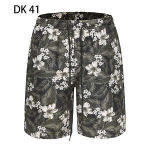 1508-DK41-P20直筒裤速干个性流行简约印花沙滩裤欧美五分裤短裤图片