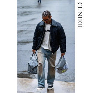 CLNIEH |新国标90白鹅绒 三防机能面料 真皮领口廓型御寒羽绒服