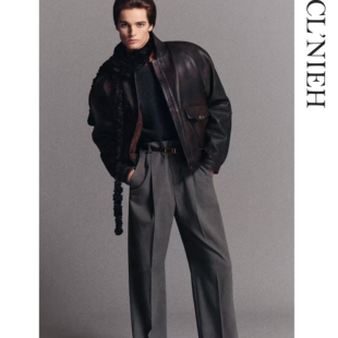 CLNIEH | 土耳其进口羊皮 IDEAL拉链 复古做旧擦色皮衣