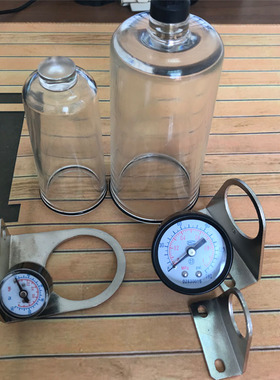 油水分离器水杯/油杯AW/AF/AC/AL4000/3000/2000Y40/50压力表支架