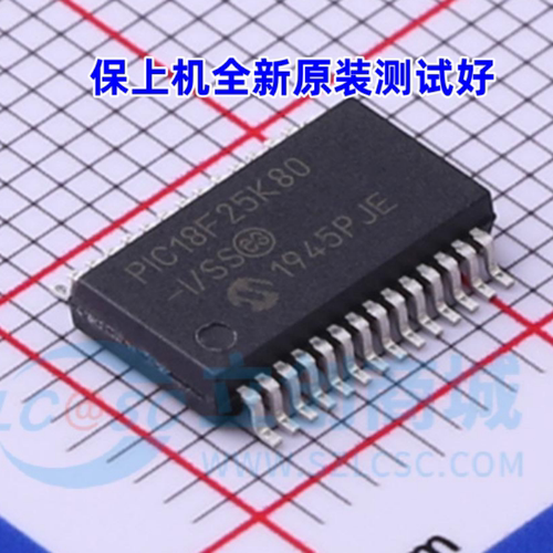 PIC18F25K80-I/SS  PIC18F25K80 全新原装现货测好保上机SSOP-28
