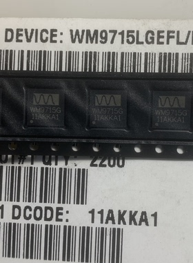 WM9715LGEFL/RV WM9715G 全新原装正品现货实图QFN48音频接口芯片