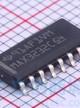 MAX3232CDR MAX3232C 全新原装正品源码保质SOP16 收发驱动接收器