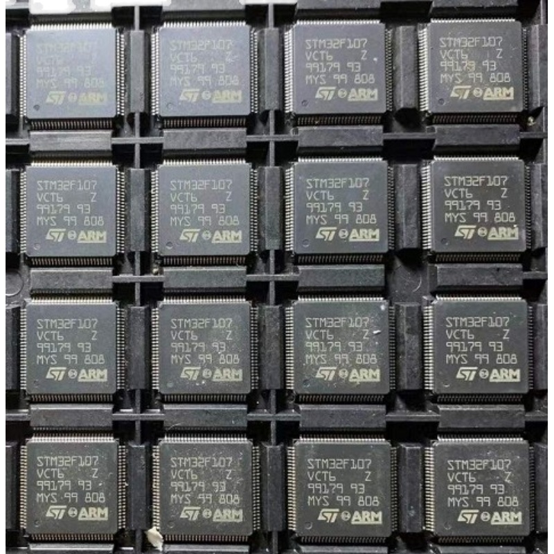 全新进口STM32F107VCT6原装正品 质量保障LQFP-100/32位控制器MCU