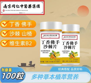 丁香佛手沙棘片养生清火口干口苦口腔异味调理肠胃口清片