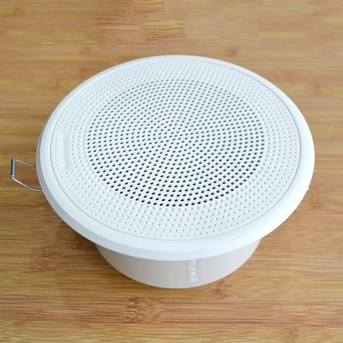 霍尼韦尔嵌入式消防广播 LM2-PCP06B 消防吸顶喇叭广播 带底座