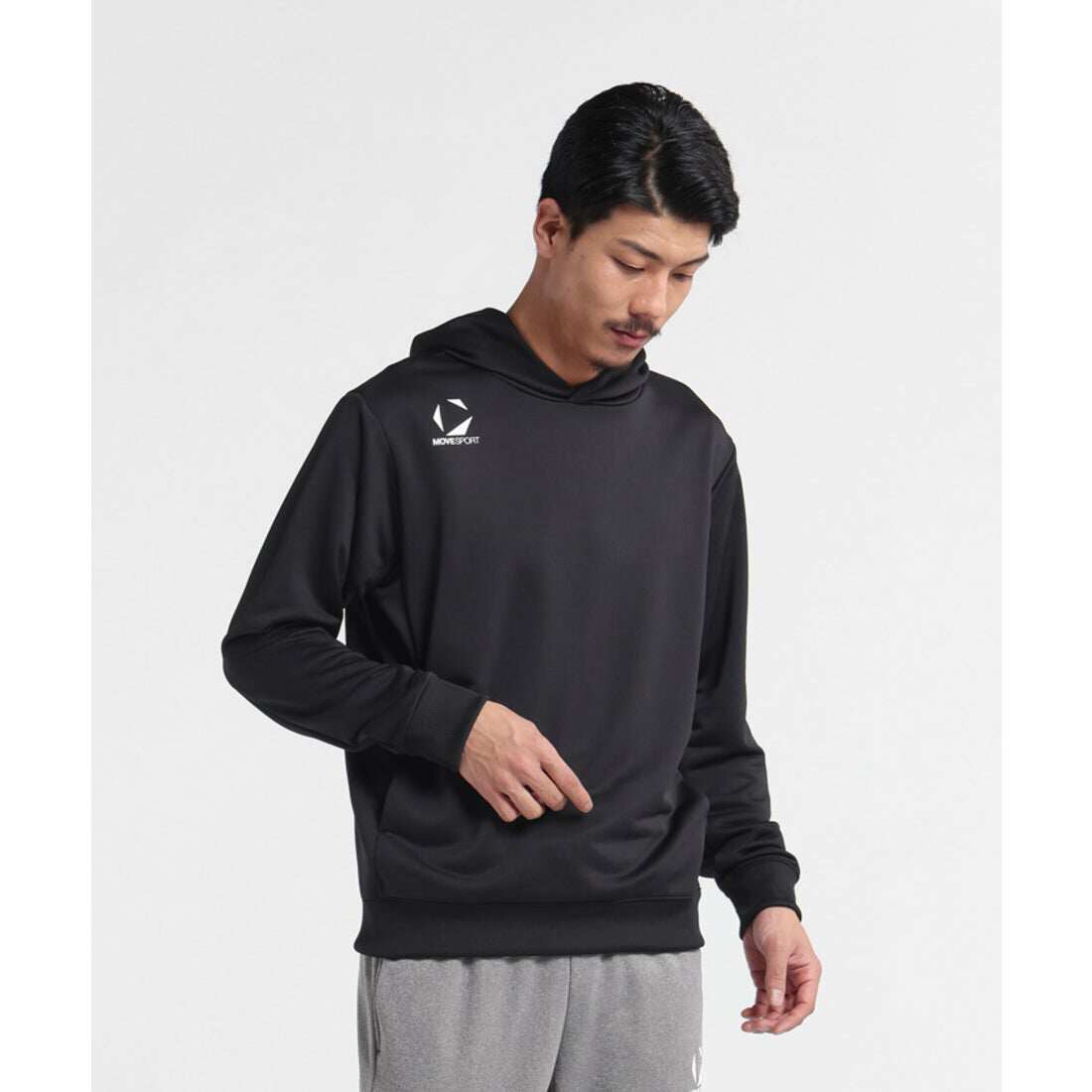 25秋冬新款日本movesport高尔夫运动服男士长袖连帽卫衣吸汗速干