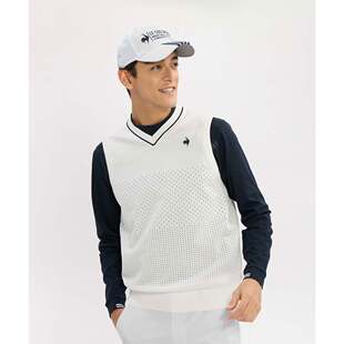 日本26春夏款Le Coq公鸡乐卡克男士高尔夫服装速干修身易打理马甲