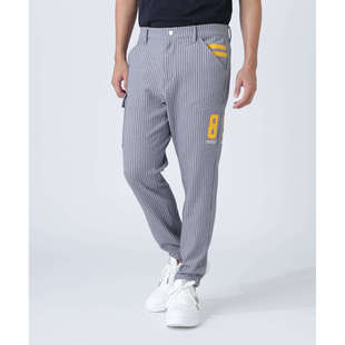 日本25年秋冬款PEARLY GATES男士高尔夫服装休闲运动弹力时尚长裤