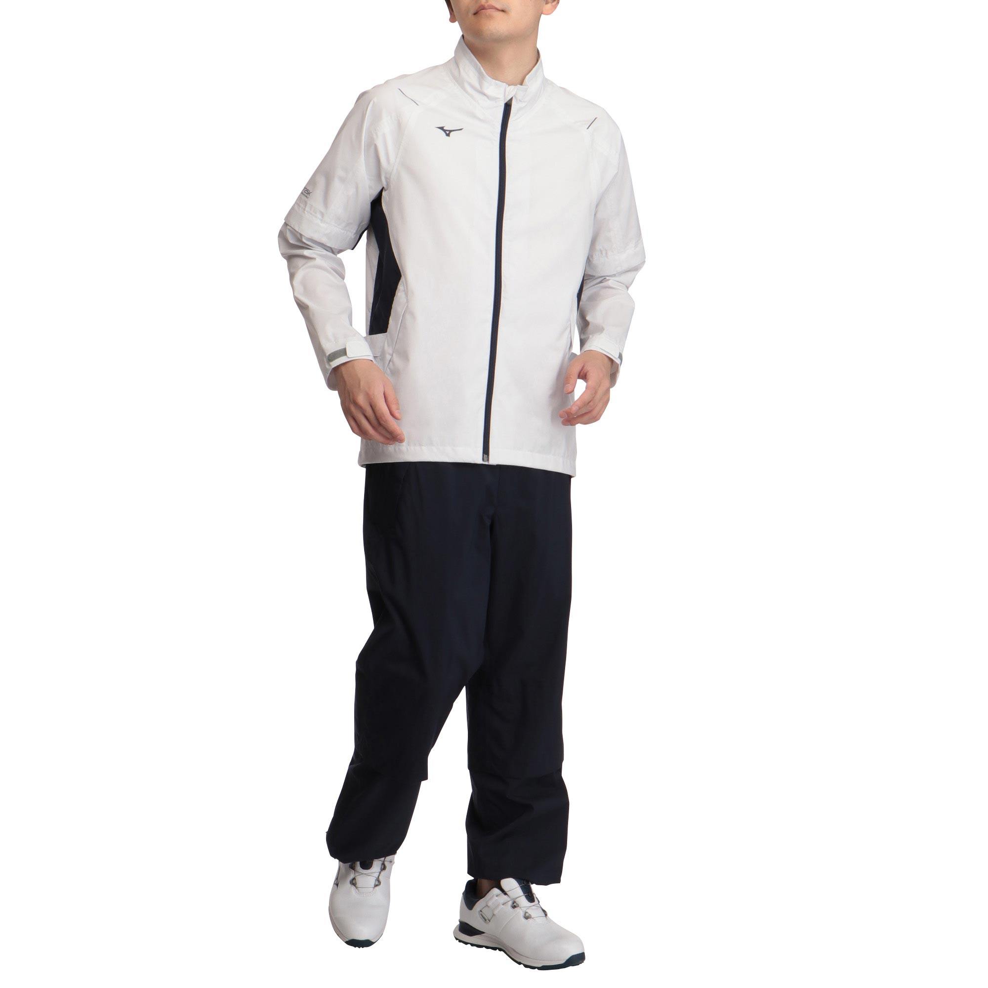 日本25秋冬款美津浓Mizuno男士高尔夫服装防泼水高领防雨长袖套装