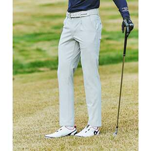 日本26年春夏款Le Coq公鸡乐卡克男士高尔夫服装精致舒适条纹长裤