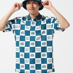 日本代购25春夏Jack Bunny高尔夫服装男士短袖polo衬衫宽松版透气