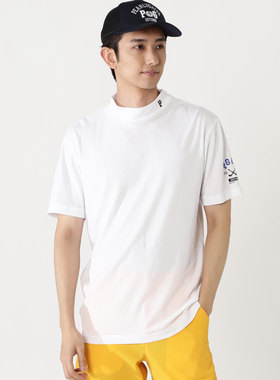 日本26春夏PEARLY GATES男士高尔夫服装简约经典凉感吸汗弹力短袖