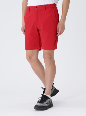 日本25年春夏款PING男士高尔夫服装高透气时尚拼接舒适防泼水短裤