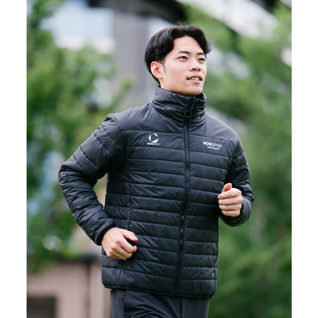 25秋冬新款日本movesport高尔夫运动服男士长袖棉服防风保暖发热