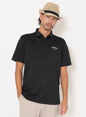 日本26春夏款Callaway卡拉威男士高尔夫服装光泽精致凉感舒适短袖