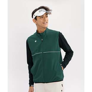 日本26春夏款Le Coq公鸡乐卡克男士高尔夫服装防泼水网眼舒适马甲