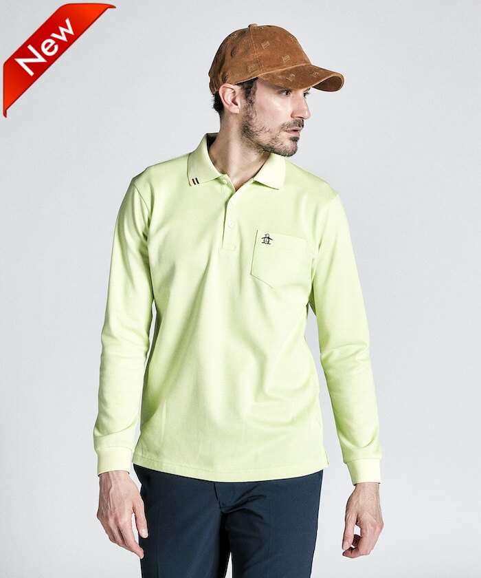 24秋冬日本代购MUNSINGWEAR/万星威高尔夫服装男士长袖透气POLO衫